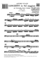 Konzert G-Dur F.III:12 RV413 fr Violoncello, Streicher und Bc Stimmen