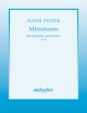 Miniaturen op.60 fr Flte und Klavier