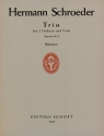 Trio op. 14/2 fr 2 Violinen und Viola Stimmensatz