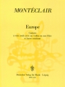 Europe cantate a voix seule avec un violin (flute) et bc parties