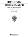 Turkish March from The Ruins from Athen for piano