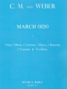 Marsch (1826) fr Flte, 2 Ob, 2 Klar.,2 Hrner, 2 Trp, 2 Fagotte und Posaune Partitur und Stimmen