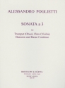 Sonata a 3 for trumpet (oboe), flute (violon), bassoon and bc parts