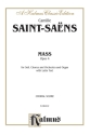 Mass Op.4 for soli, chorus, orchestra and organ     choral score (la)