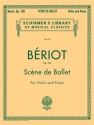 Scne de ballet op.100 for violin and piano