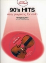 90's Hits (+CD): for violin Junior Guest Spot easy Playalong