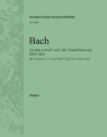 Sonata nach Bachs Klavierfassung BWV964 der Sonate BWV1003 fr Violine und Streichorchester Violine solo