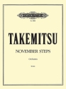 November Steps for orchestra Score