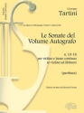 Le sonate del vol. autografo vol.20 (nos.10-18) per violino e bc o violino solo ad lib