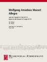 Allegro nach der Sonate C-Dur KV14 fr 3 Flten