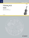 Suite fr Violine und Orchester Klavierauszug mit Solostimme