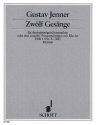 Zwlf Gesnge op. 3 Heft 4 fr Frauenchor (SMezA) oder 3 einzelne Frauenstimmen mit Klavier Partitur - (= Klavierstimme)
