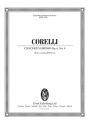 Concerto grosso d-moll Nr.4 op.6,4 fr 2 Violinen, Violoncello, Streicher und Bc Partitur (= Bc)