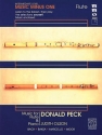 MUSIC MINUS ONE FLUTE FOR FLUTE AND PIANO INTERMEDIATE LEVEL PECK, DONALD, FLUTE