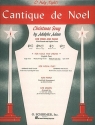 Cantique de Noel C major for medium low voice and organ (en/fr) Christmas Song