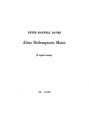 Alma redemptoris mater - carol on a medieval text for 4 equal voices