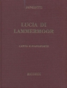 Lucia di Lammermoor  canto e pianoforte Klavierauszug, gebunden (it)