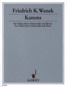 Kanons fr Violine, Horn (Violoncello) und Klavier Partitur und Stimmen