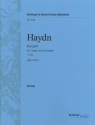 Konzert C-Dur Hob.XVIII:1 für Orgel und Orchester Partitur