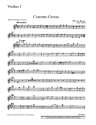 Concerto grosso h-Moll fr 2 Violinen, Cello und Streichorchester Violine 1