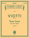 3 Duets op.29 for 2 violins lichtenberg, leopold, ed