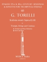 Sinfonia avanti l'opera G14 fr Trompete, Streichorchester und Bc Partitur und Stimmen