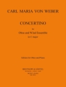 Concertino for oboe and wind for oboe and piano