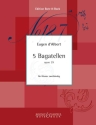 5 Bagatellen op.29 für Klavier