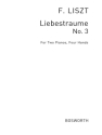Liebestraum no.3 for 2 pianos 4 hands Verlagskopie
