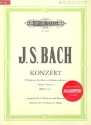 Konzert d-Moll BWV1043 fr 2 Violinen und Streichorchester (+CD) fr 2 Violinen und Klavier