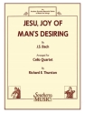 Jesu Joy of Man's Desiring for 4 cellos score and parts