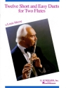 12 short and easy Duets for 2 flutes score