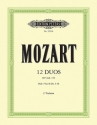 12 Duos KV Anh.152 Band 2 (Nr.5-8) fr 2 Violinen Stimmen