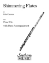 Shimmering Flutes for 3 flutes and piano parts