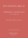 Sinfonia concertante F-Dur op.31 fr Flte, Fagott und Orchester fr Flte, Fagott und Klavier