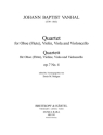 Quartett Es-Dur op.7,4 fr Oboe, Violine, Viola und Violoncello Stimmen