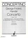 Concerto in F Major for treble recorder and strings orchestral parts
