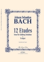 12 Etudes from the Goldberg Variations for trumpet