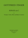 Sonata for trumpet, violin, oboe and bc score and parts