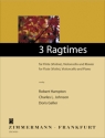 3 Ragtimes fr Flte (Violine), Violoncello und Klavier Stimmen