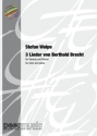 3 Lieder von Berthold Brecht fr tiefe Stimme und Klavier
