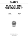 Sure on this Shining Night op.13,3 for high voice and piano