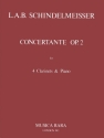 Concertante op.2 for 4 clarinets and piano