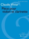 Pice pour violon et clarinette fr Violine und Klarinette
