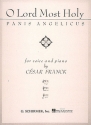 Panis angelicus for low voice and piano (F major)