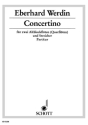 Concertino fr 2 Altblockflten (Querflten) und Streicher Partitur
