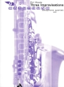 3 Improvisations for 4 saxophones score and parts