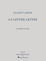 A 6 Letter Letter fr Englischhorn