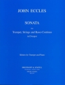 Sonata for trumpet, strings and bc for trumpet in D, Bb or C and piano