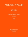 Sonata g minor RV28 for oboe and bc